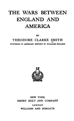 Cover of Wars Between England and America