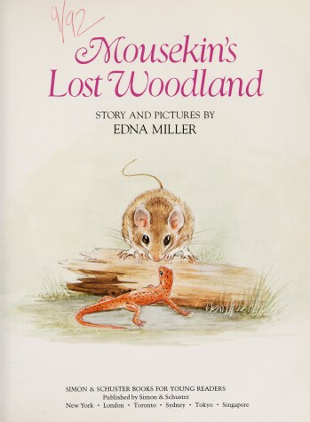 Book cover for Mousekin's Lost Woodland