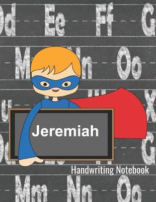 Book cover for Handwriting Notebook Jeremiah