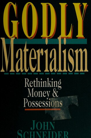 Cover of Godly Materialism