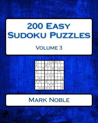 Book cover for 200 Easy Sudoku Puzzles Volume 3