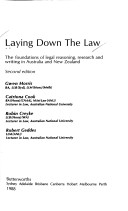 Book cover for Laying Down the Law