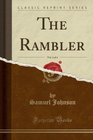 Cover of The Rambler, Vol. 4 of 4 (Classic Reprint)