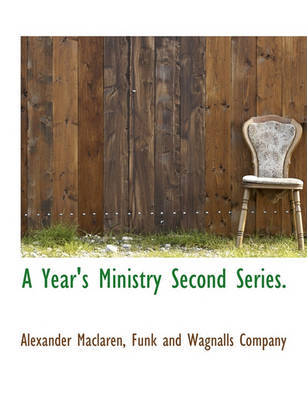 Book cover for A Year's Ministry Second Series.