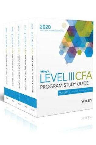 Cover of Wiley′s Level III CFA Program Study Guide 2020