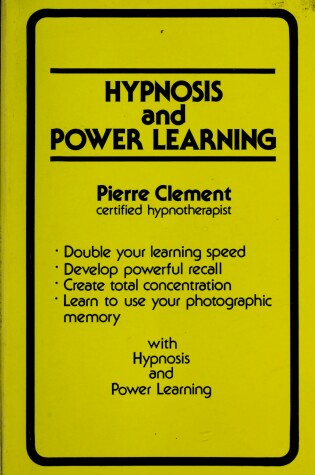 Cover of Hypnosis and Power Learning