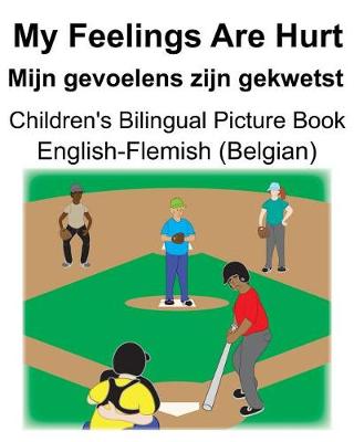 Book cover for English-Flemish (Belgian) My Feelings Are Hurt/Mijn gevoelens zijn gekwetst Children's Bilingual Picture Book