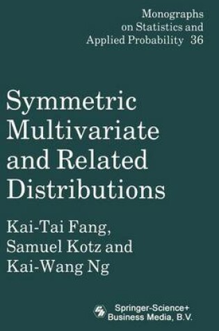 Cover of Symmetric Multivariate and Related Distributions