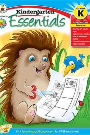 Cover of Kindergarten Essentials, Grade K