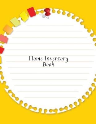 Book cover for Home Inventory Book