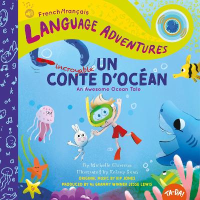 Book cover for Un incroyable conte d'océan (An Awesome Ocean Tale, French / français language edition)