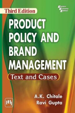 Cover of Product Policy and Brand Management Text and Cases