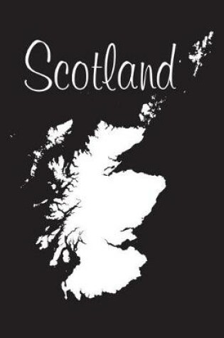 Cover of Scotland - Black 101 - Lined Notebook with Margins - 6X9