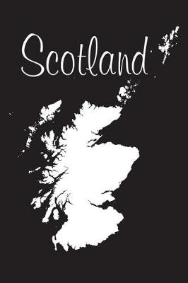 Book cover for Scotland - Black 101 - Lined Notebook with Margins - 6X9