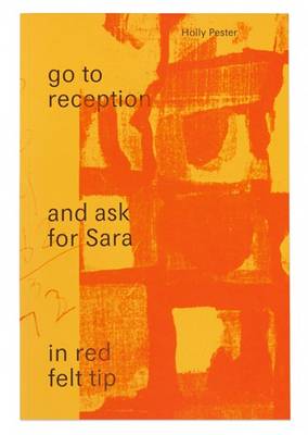 Book cover for Go to Reception and Ask for Sara in Red Felt Tip