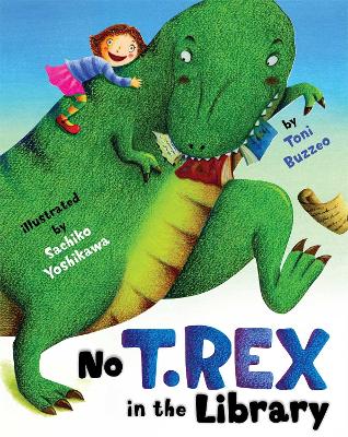 Book cover for No T. Rex in the Library