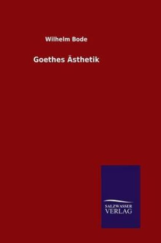 Cover of Goethes AEsthetik