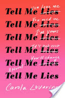 Book cover for Tell Me Lies