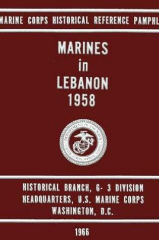 Cover of Marines in Lebanon 1958