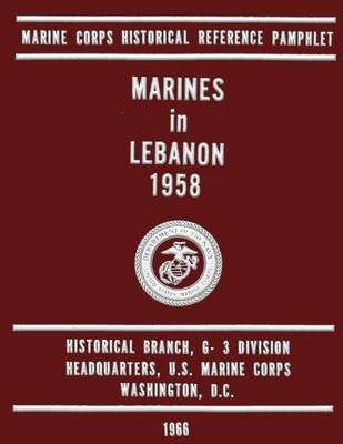 Book cover for Marines in Lebanon 1958