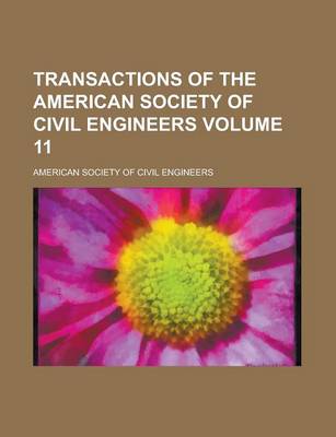 Book cover for Transactions of the American Society of Civil Engineers (61)