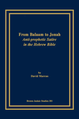 Book cover for From Balaam to Jonah