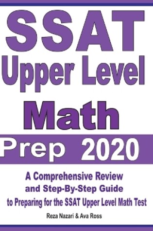 Cover of SSAT Upper Level Math Prep 2020