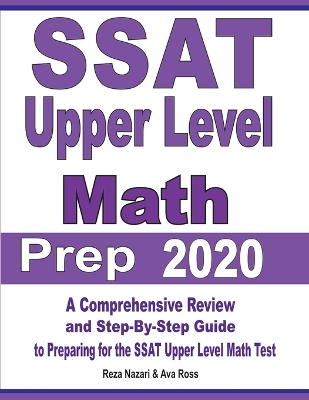 Book cover for SSAT Upper Level Math Prep 2020