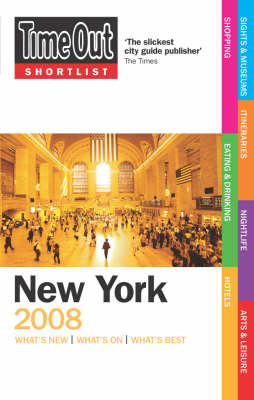Book cover for "Time Out" Shortlist New York 2008