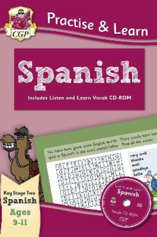 Cover of Practise & Learn: Spanish for Ages 9-11 - with vocab CD-ROM