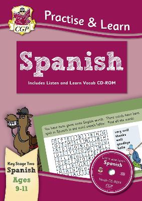 Book cover for Practise & Learn: Spanish for Ages 9-11 - with vocab CD-ROM