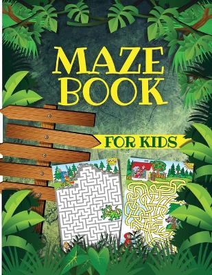 Book cover for Maze Book For Kids