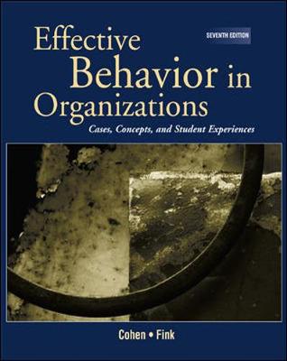 Book cover for Effective Behavior in Organizations (REP) with PowerWeb