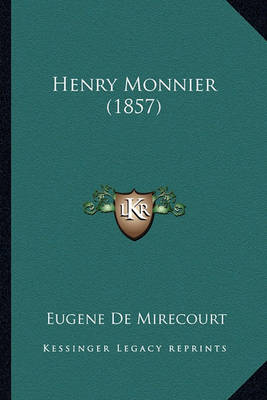 Book cover for Henry Monnier (1857)