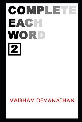 Book cover for Complete Each Word - 2