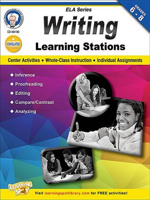Book cover for Writing Learning Stations, Grades 6 - 8