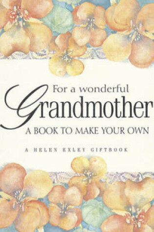 Cover of For a Wonderful Grandmother