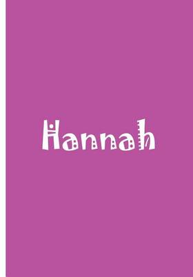Book cover for Hannah - Personalized Journal