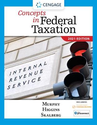 Book cover for Concepts in Federal Taxation 2021 (with Intuit ProConnect Tax Online 2019 and RIA Checkpoint (R) 1 term (6 months) Printed Access Card)
