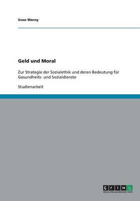 Book cover for Geld und Moral