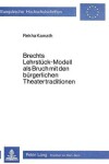 Book cover for Brechts Lehrstueck-Modell ALS Bruch Mit Den Buergerlichen Theatertraditionen