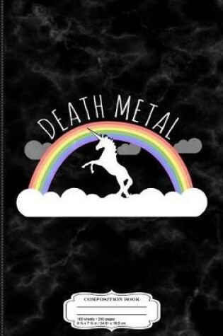 Cover of Death Metal Rainbow Composition Notebook