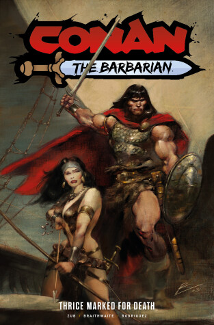 Book cover for Conan the Barbarian: Thrice Marked for Death Vol.2