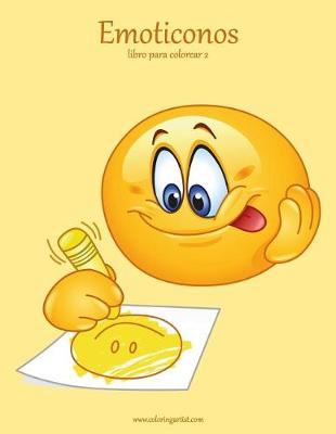 Cover of Emoticonos libro para colorear 2