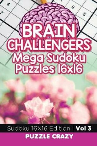 Cover of Brain Challengers Mega Sudoku Puzzles 16x16 Vol 3