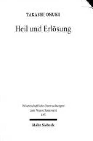 Cover of Heil und Erloesung