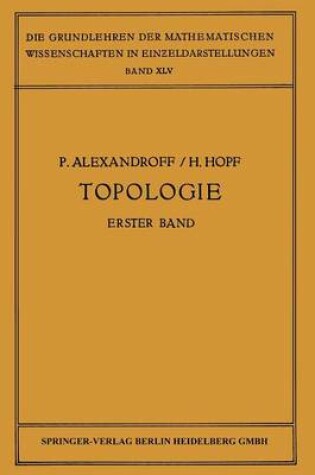 Cover of Topologie I