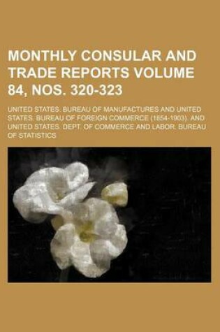 Cover of Monthly Consular and Trade Reports Volume 84, Nos. 320-323