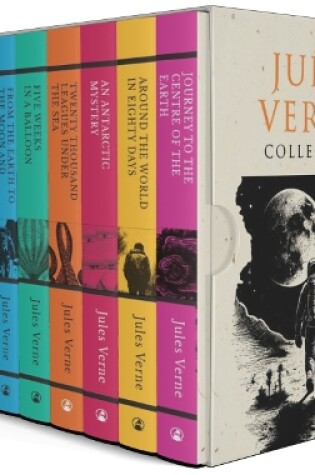 Cover of Jules Verne 7 Books Set Collection