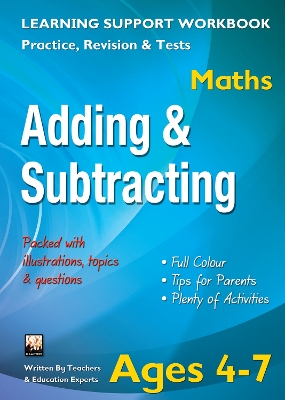 Book cover for Adding & Subtracting, Ages 4–7 (Maths)